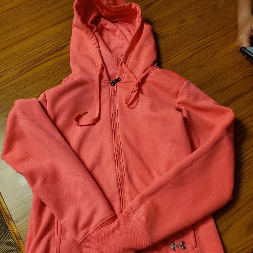 Women's zip up under armour hot pink